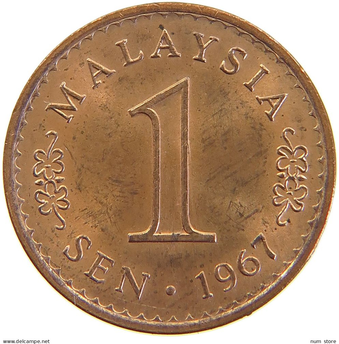 MALAYSIA SEN 1967 #s105 0517 - Malaysie