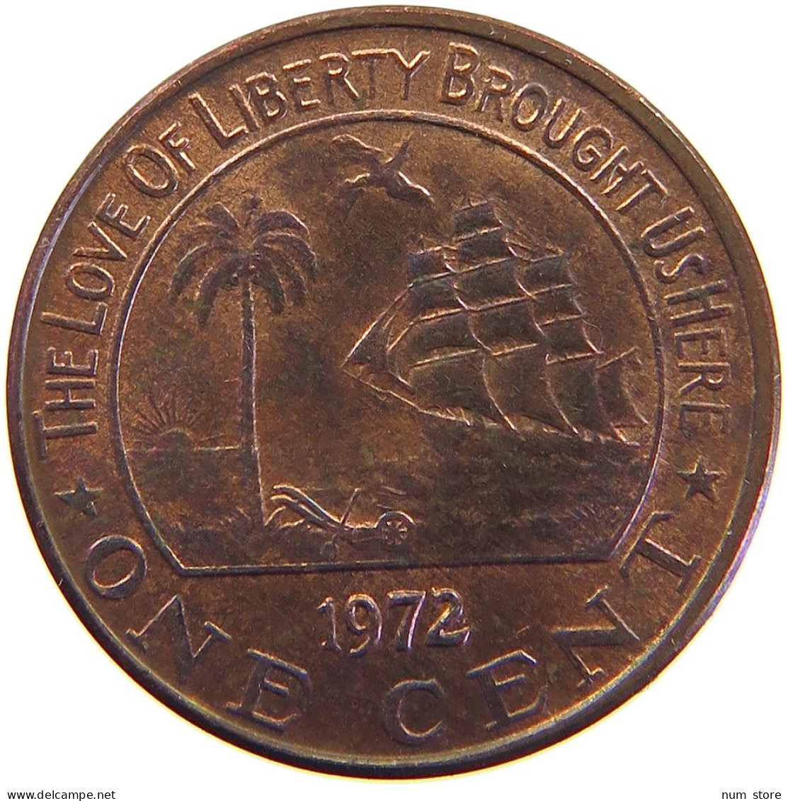 LIBERIA CENT 1972 #s105 0561 - Liberia