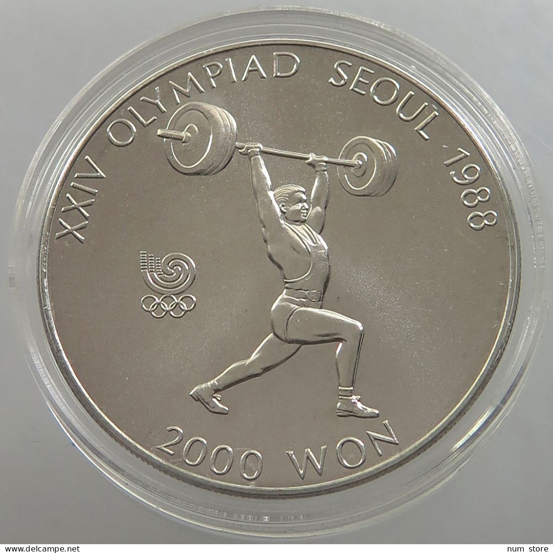 KOREA SOUTH 2000 WON 1988 UNC #sm14 0133 - Korea (Süd-)