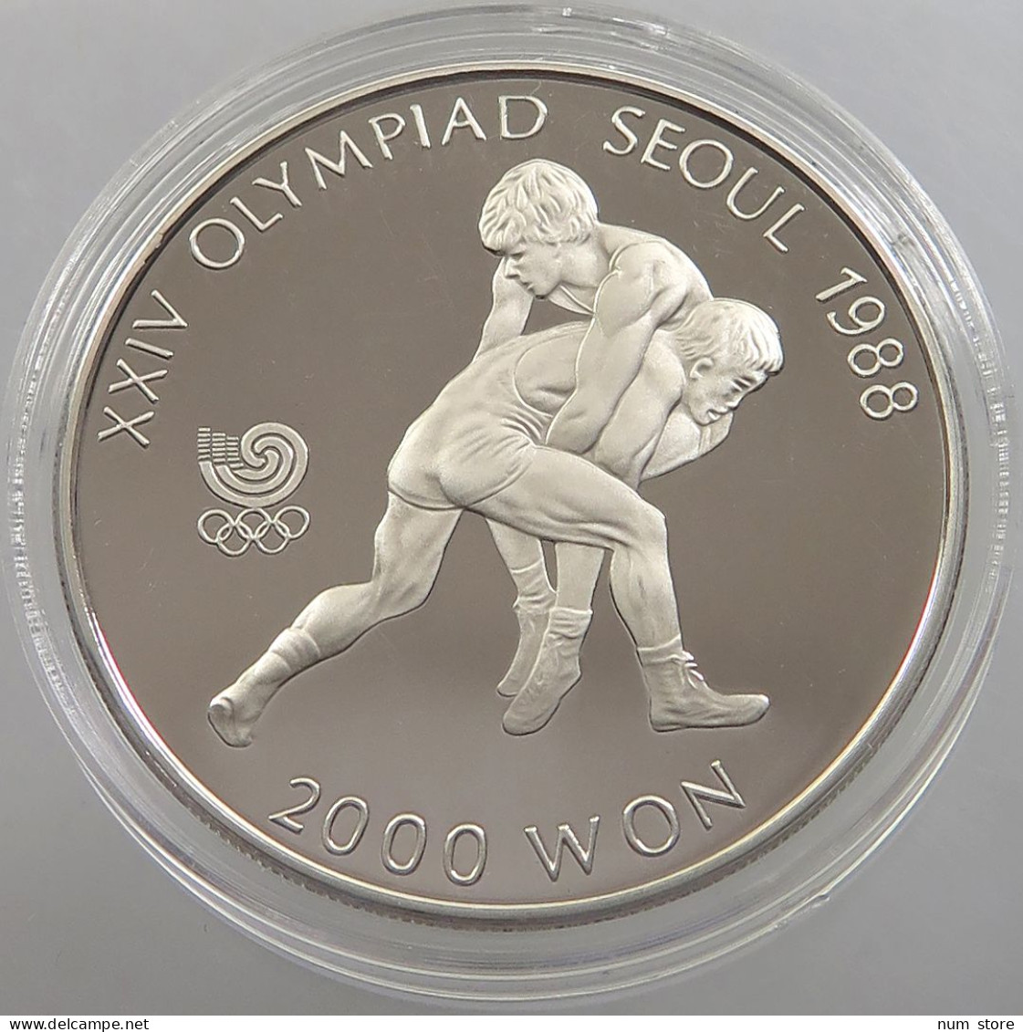 KOREA SOUTH 2000 WON 1987 UNC #sm14 0143 - Korea, South