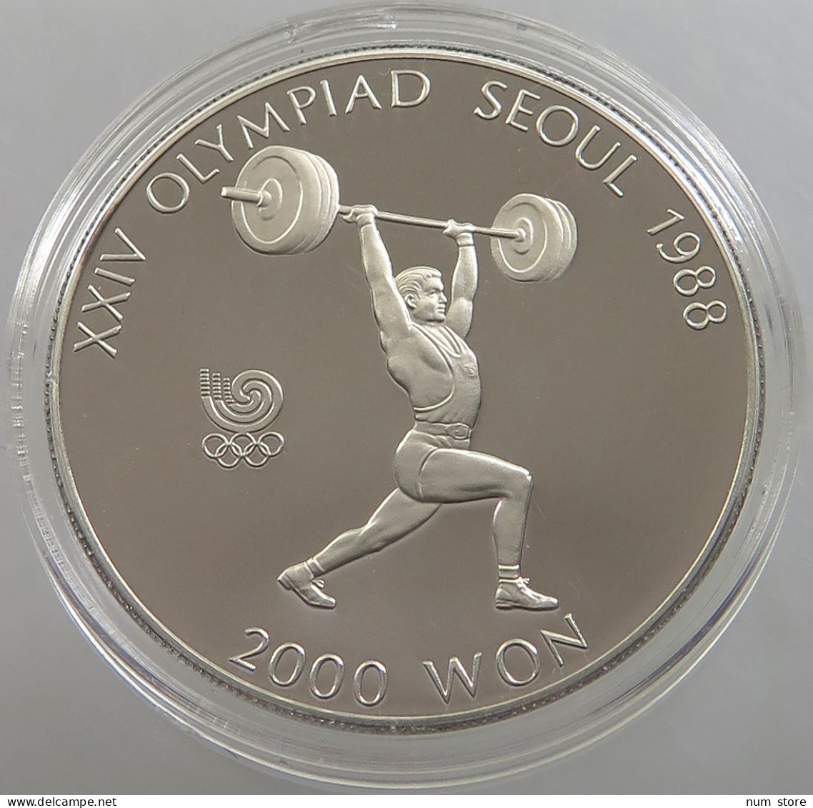 KOREA SOUTH 2000 WON 1988 PROOF #sm14 0229 - Korea, South