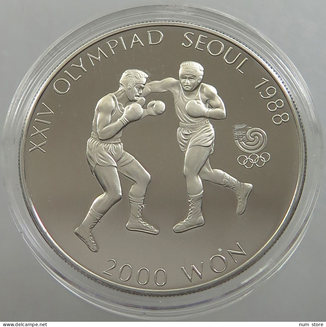 KOREA SOUTH 2000 WON 1986 PROOF #sm14 0239 - Korea, South