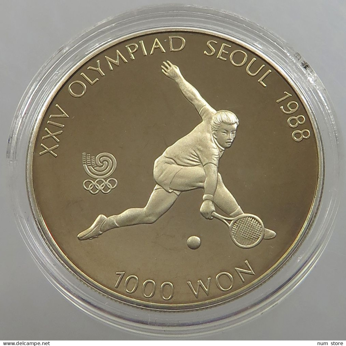 KOREA SOUTH 1000 WON 1987 PROOF #sm14 0161 - Korea, South