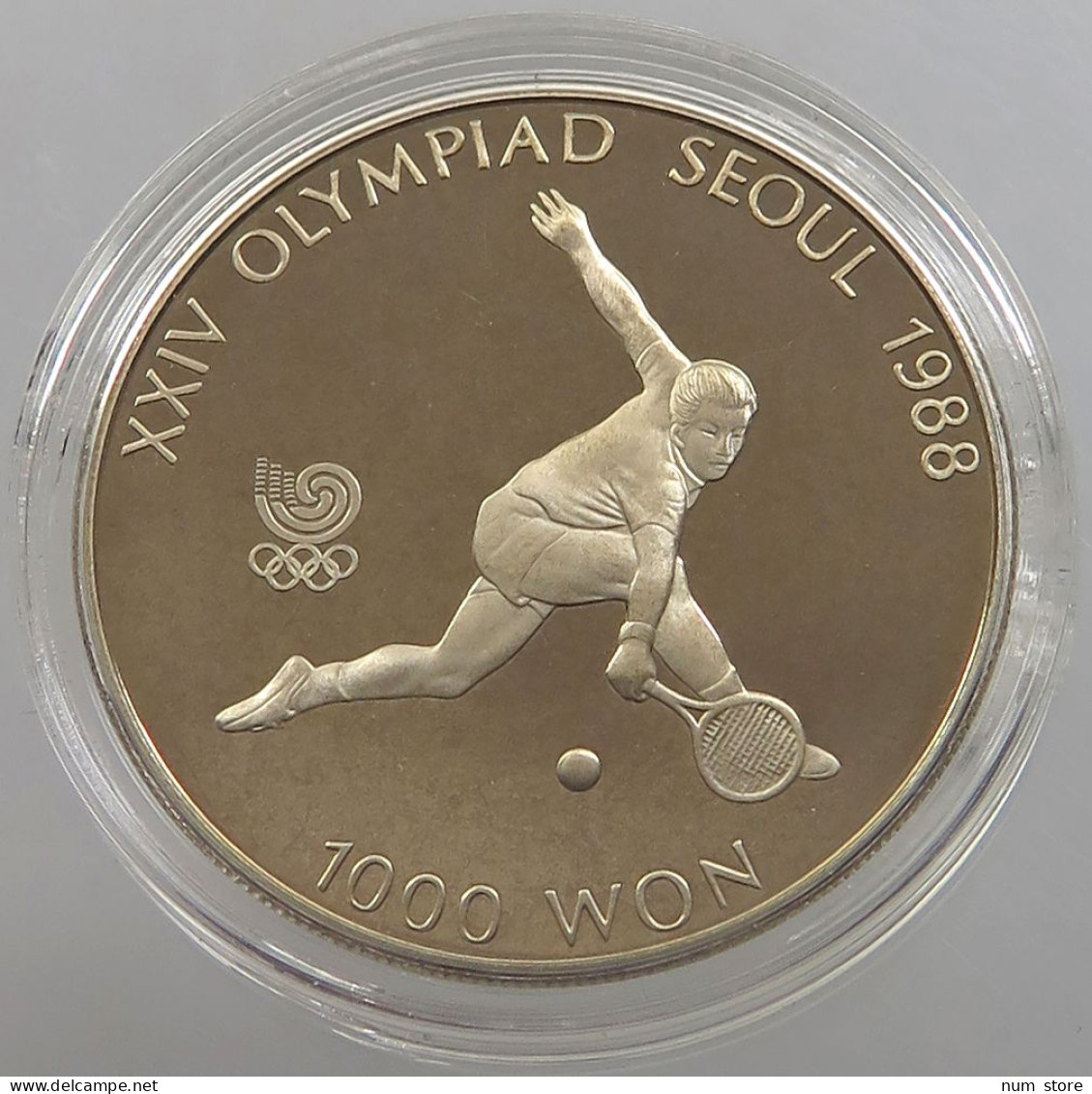 KOREA SOUTH 1000 WON 1987 PROOF #sm14 0225 - Korea (Süd-)