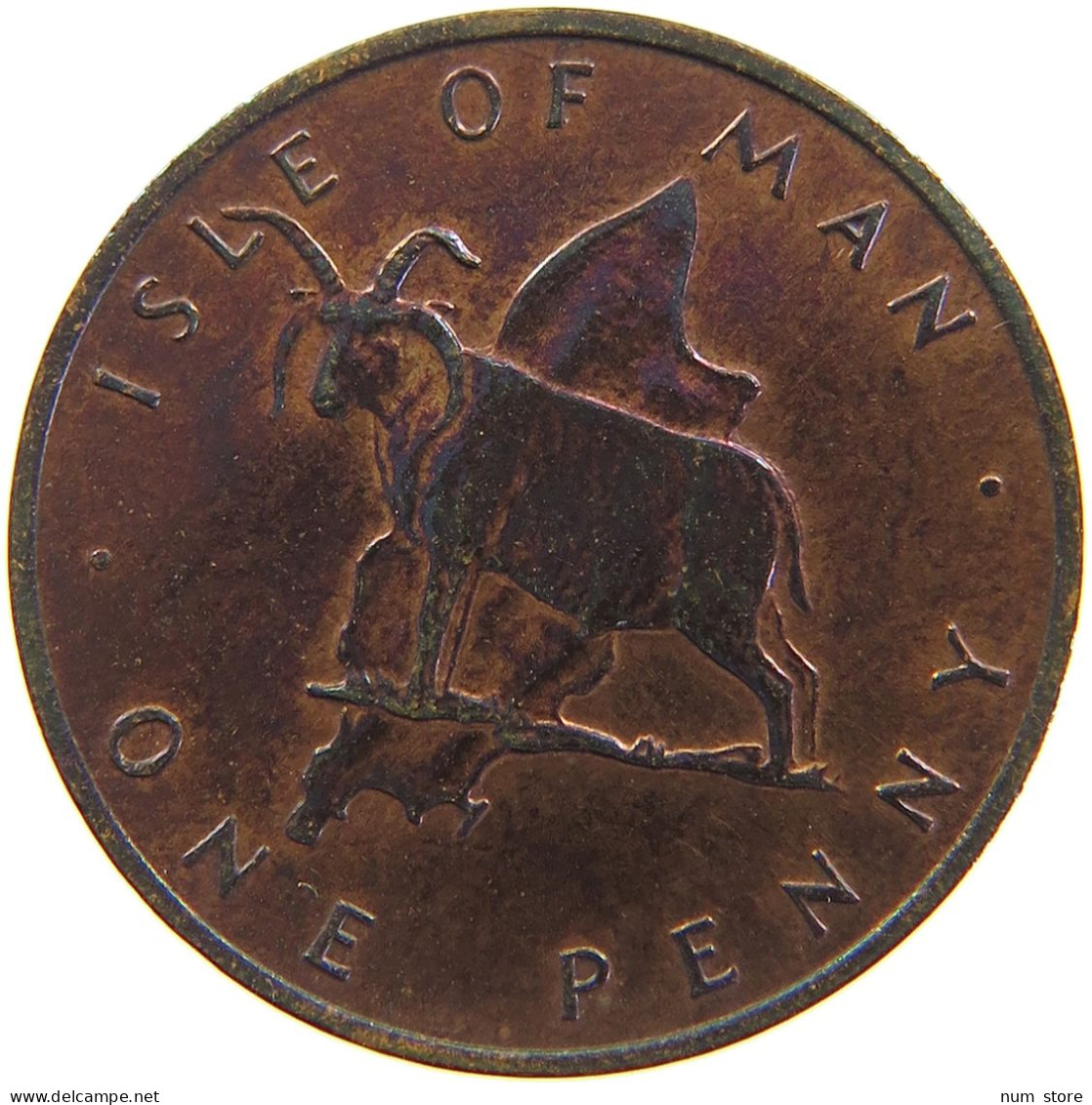 ISLE OF MAN PENNY 1976 #s105 0317 - Isle Of Man