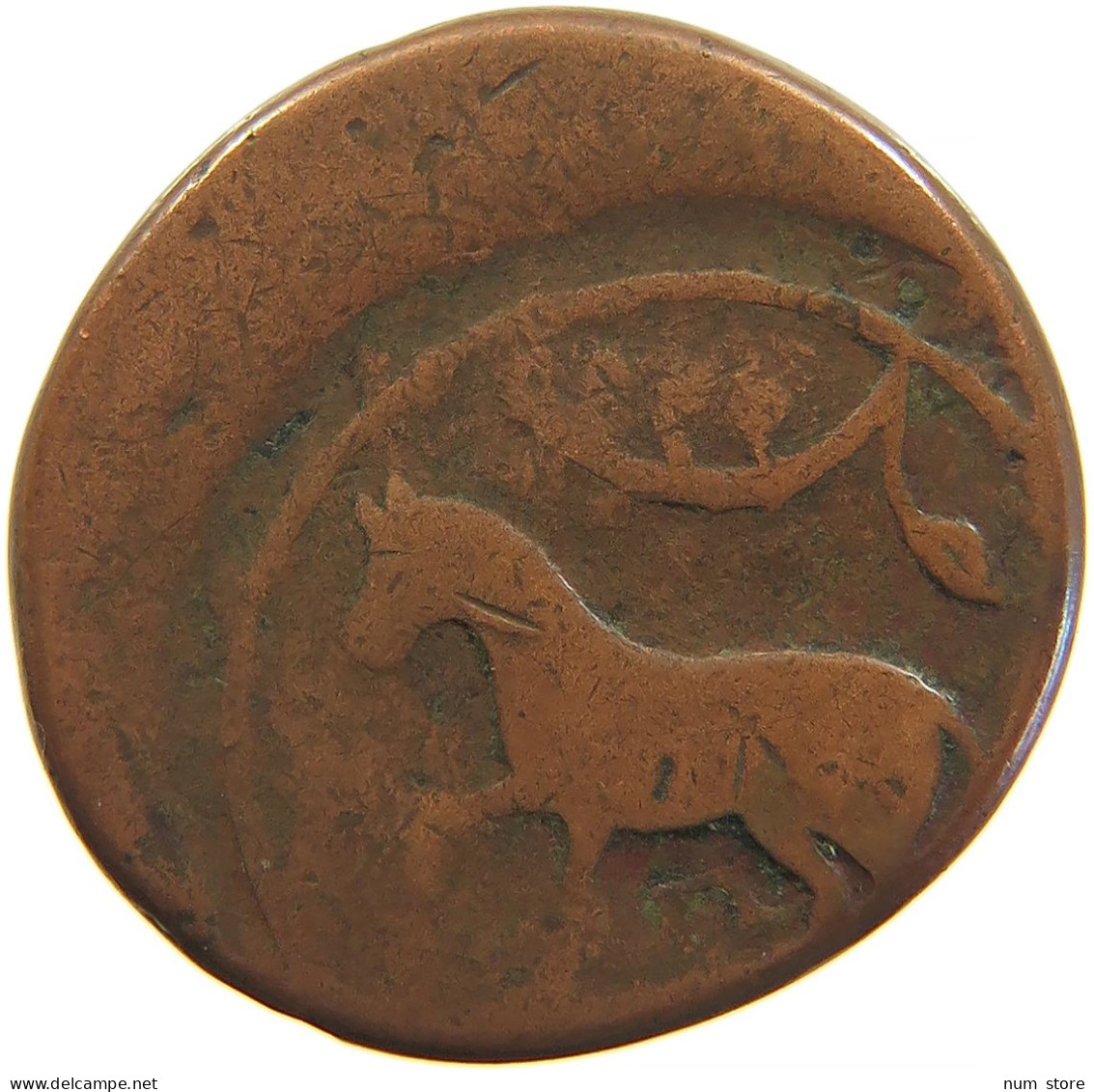 ISLAMIC FALUS FALS HORSE LEFT FIGURATIVE COINAGES IRAN / PERSIA / AFGHANISTAN 25MM 10G #t034 0079 - Irán