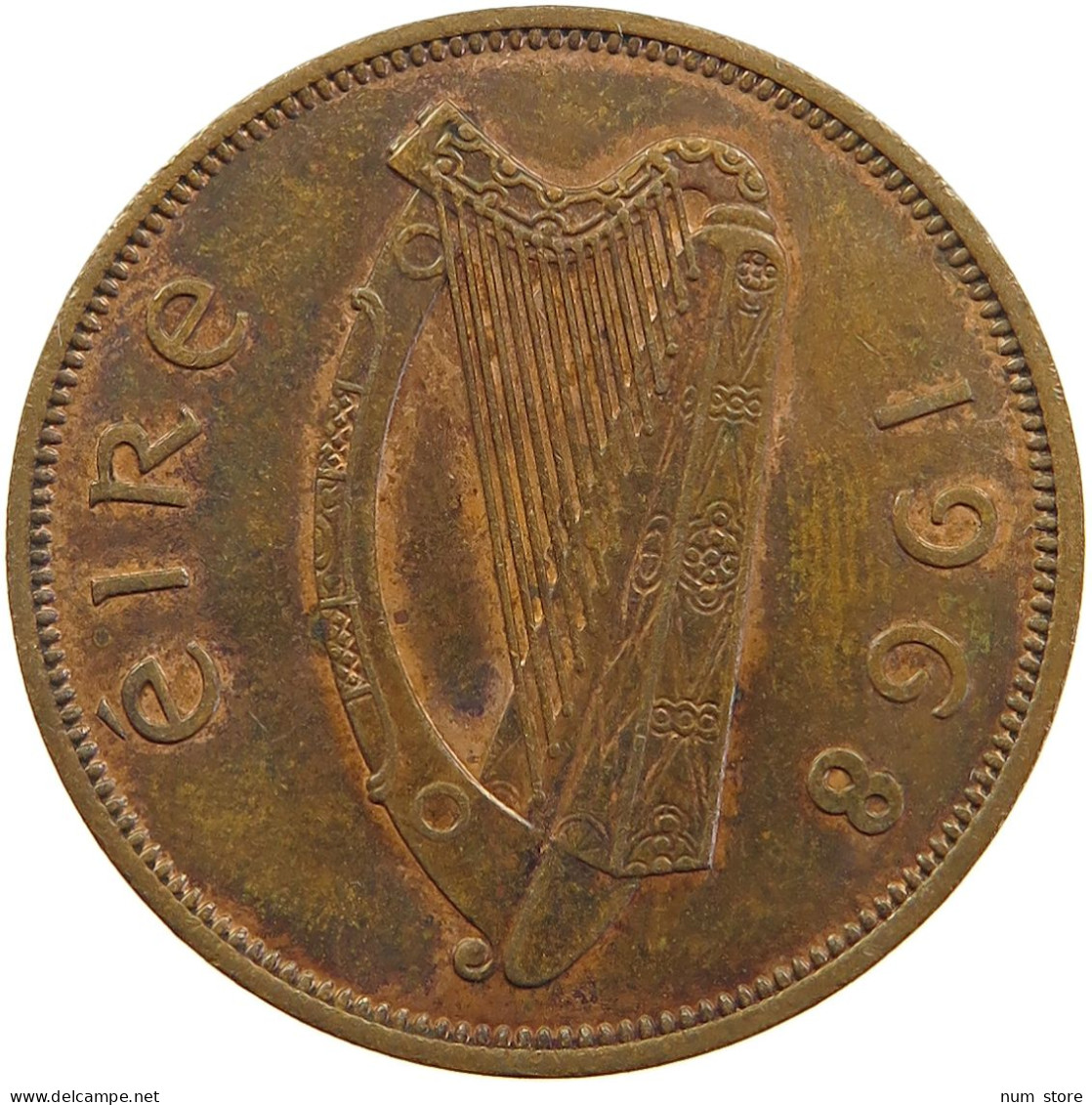 IRELAND PENNY 1968 #s105 0123 - Irland