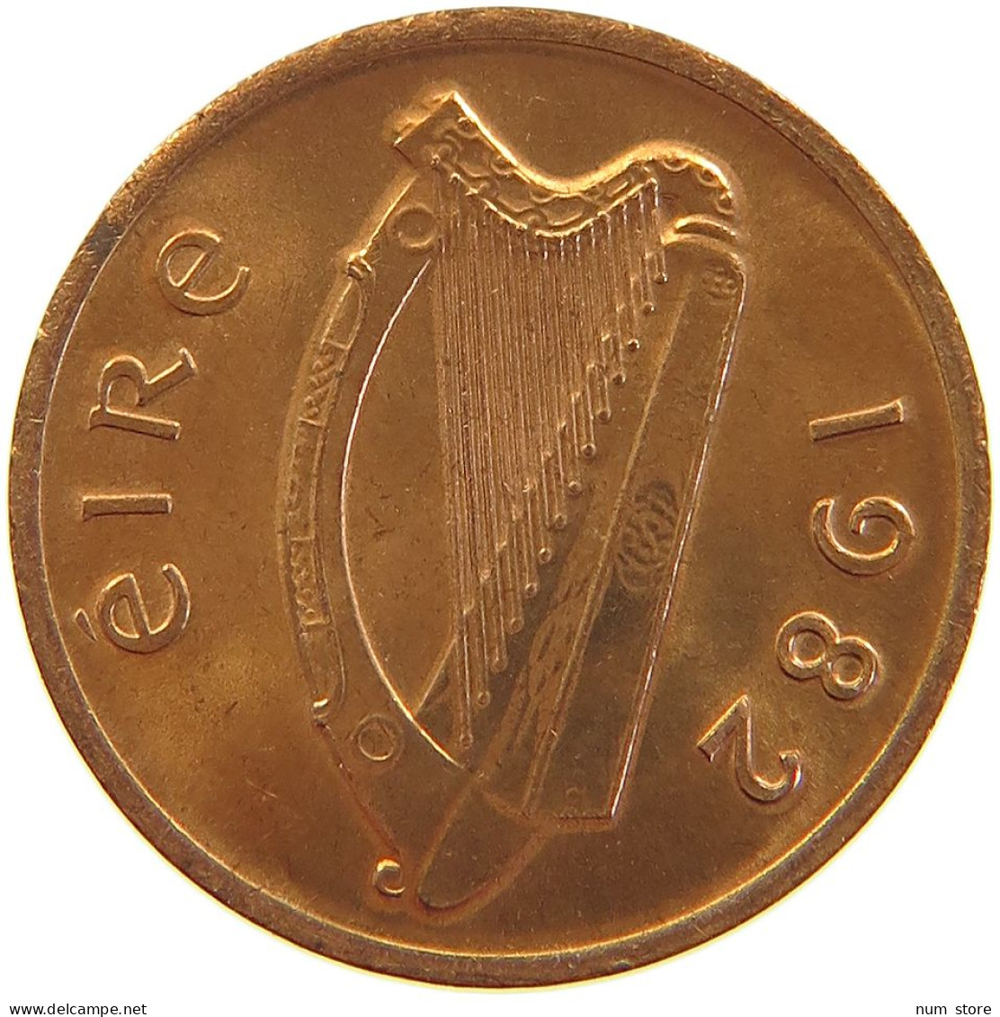 IRELAND 1/2 PENNY 1982 #s105 0433 - Irlanda