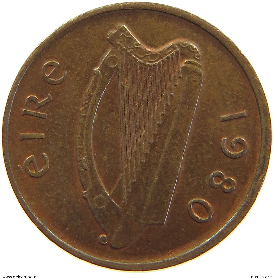 IRELAND 1/2 PENNY 1980 #s105 0431 - Irlanda