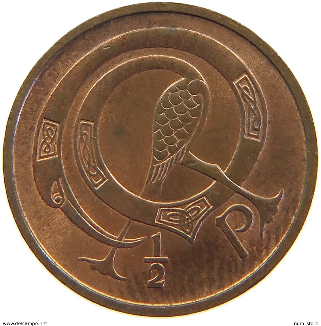 IRELAND 1/2 PENNY 1971 #s105 0449 - Irlanda