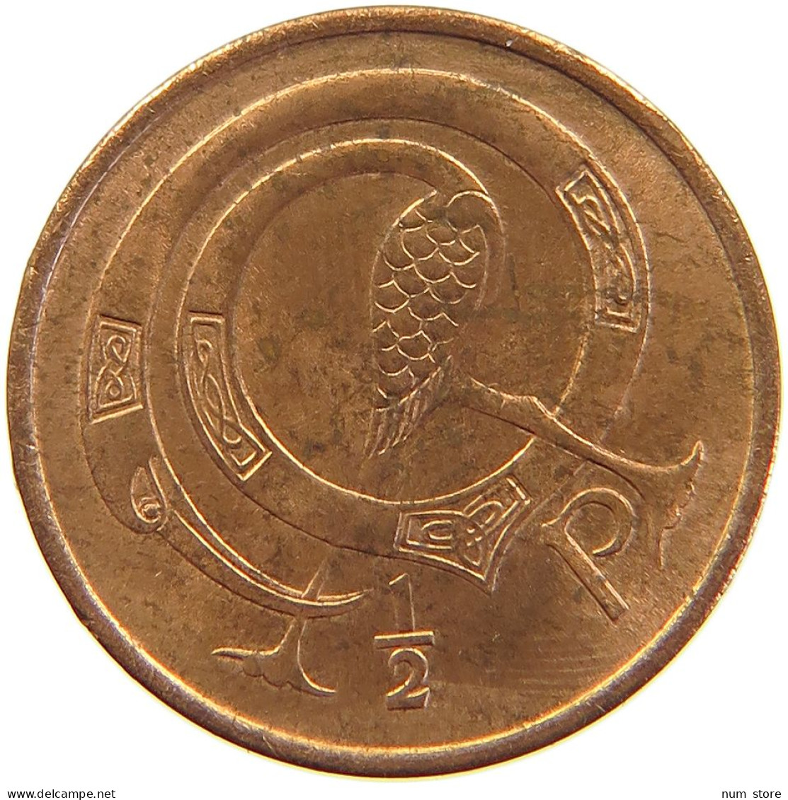 IRELAND 1/2 PENNY 1971 #s105 0437 - Irlanda