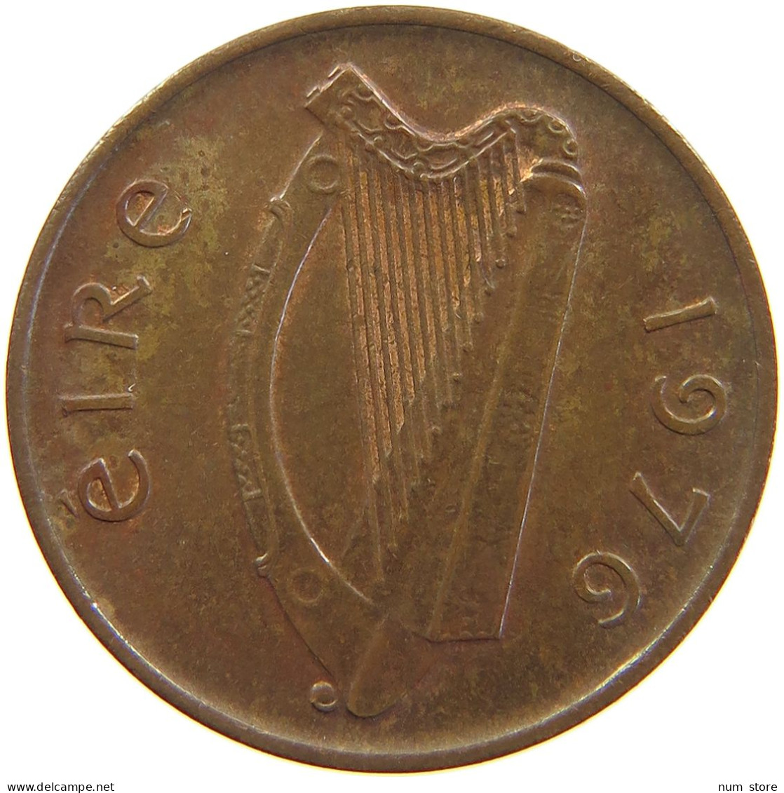 IRELAND 1 PENNY 1976 #s105 0299 - Irlande