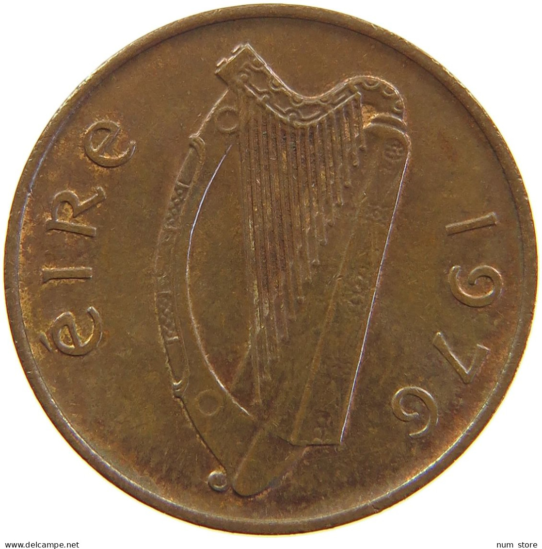 IRELAND 1 PENNY 1976 #s105 0297 - Irlanda