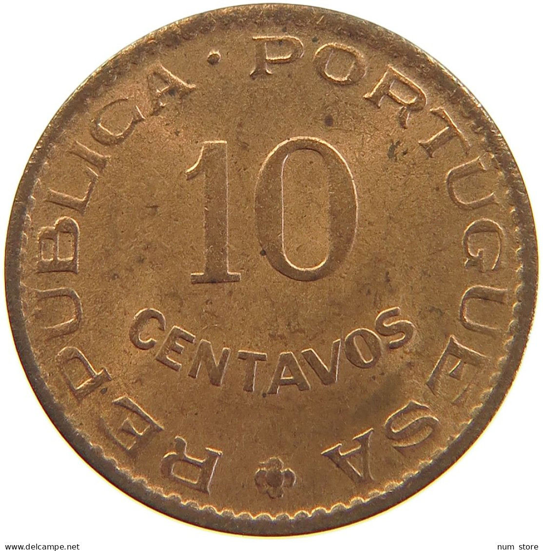 INDIA PORTUGUESE 10 CENTAVOS 1961 #s105 0513 - Inde