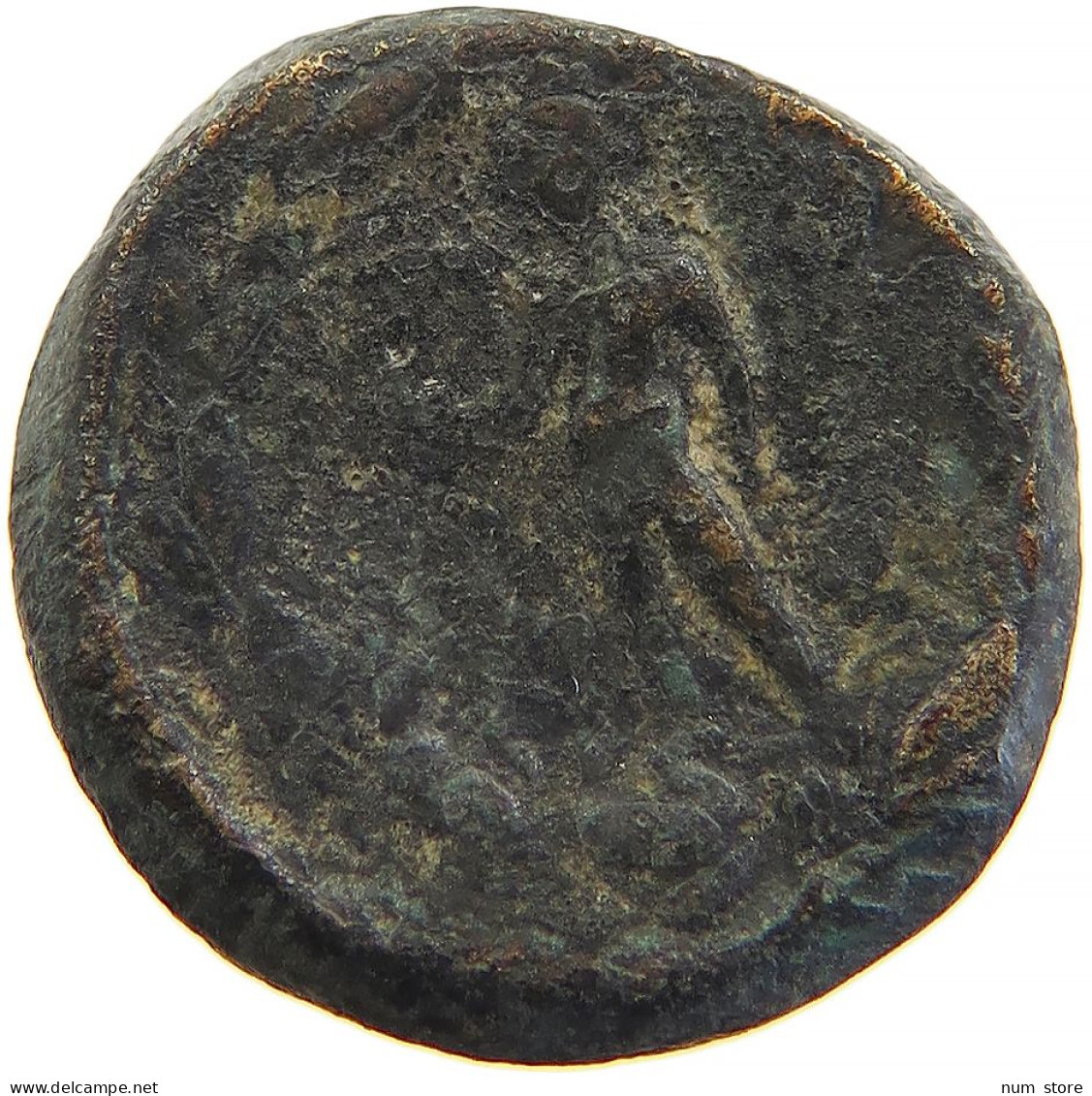 GREECE ANCIENT HEAD / FIGURE 17MM 6.6G #t033 0503 - Grecques