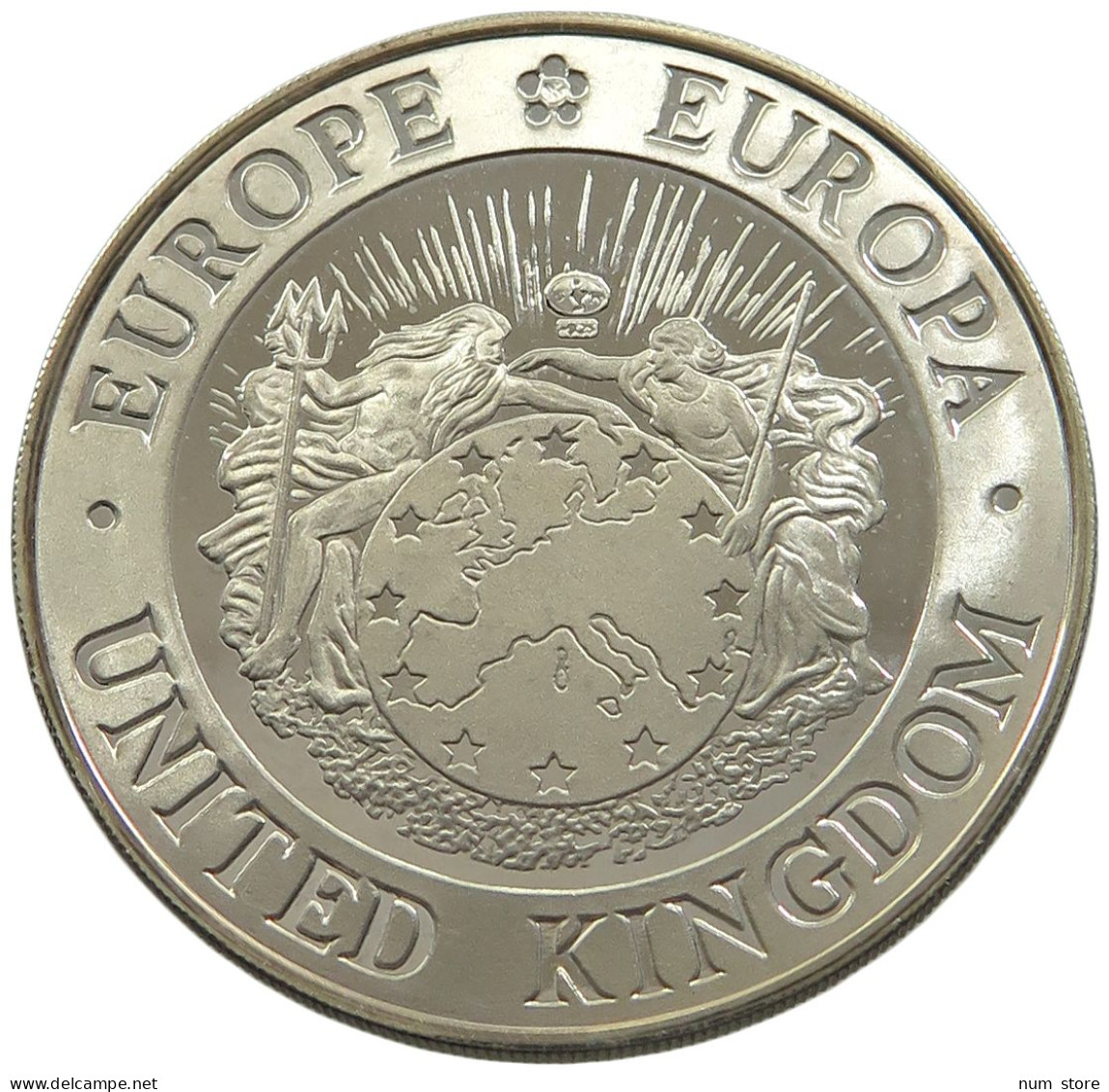 GREAT BRITAIN 25 ECU 1992 PROOF #sm14 0889 - Other & Unclassified