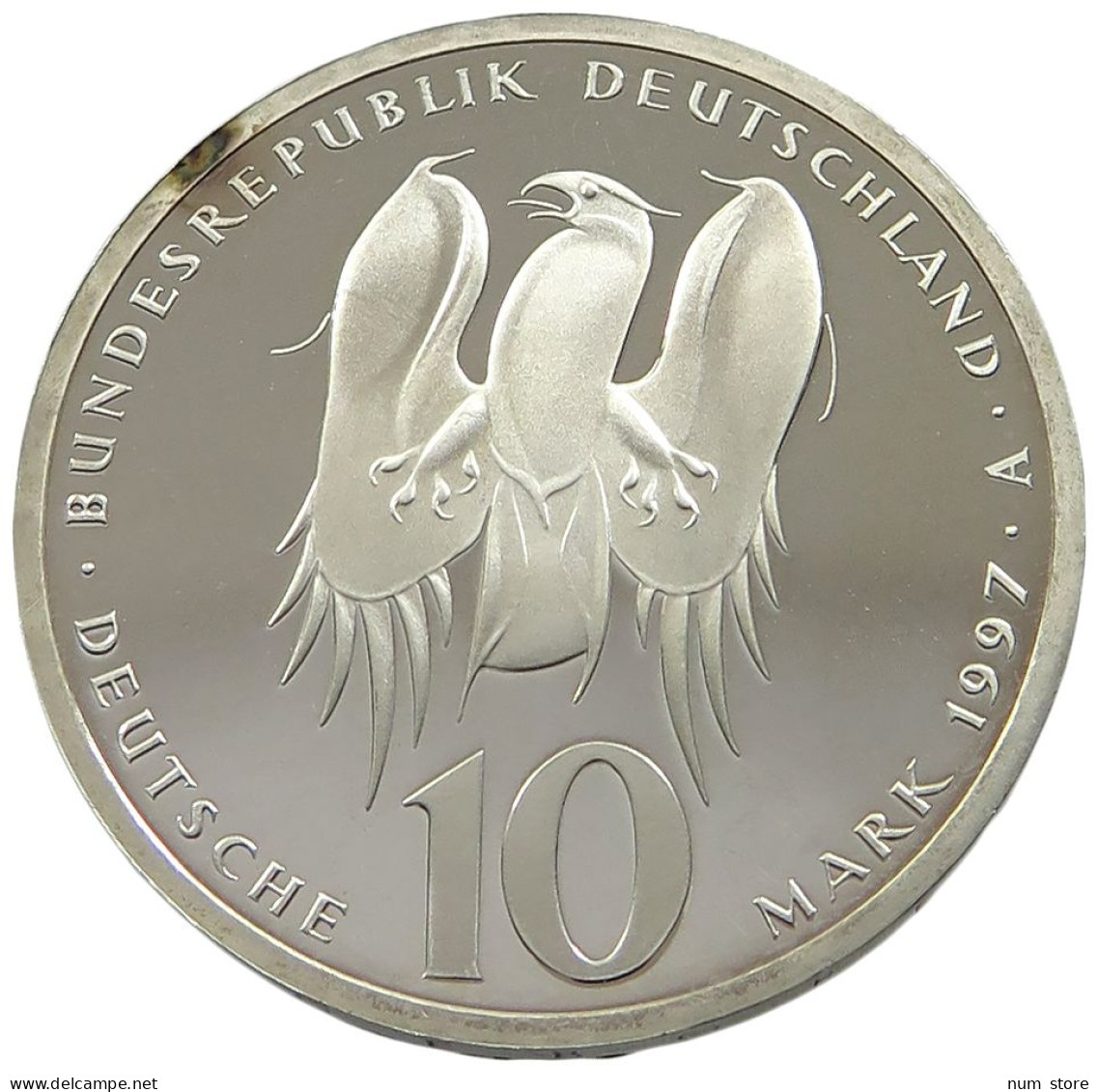 GERMANY BRD 10 MARK 1997 A PROOF #sm14 0971 - 10 Marchi