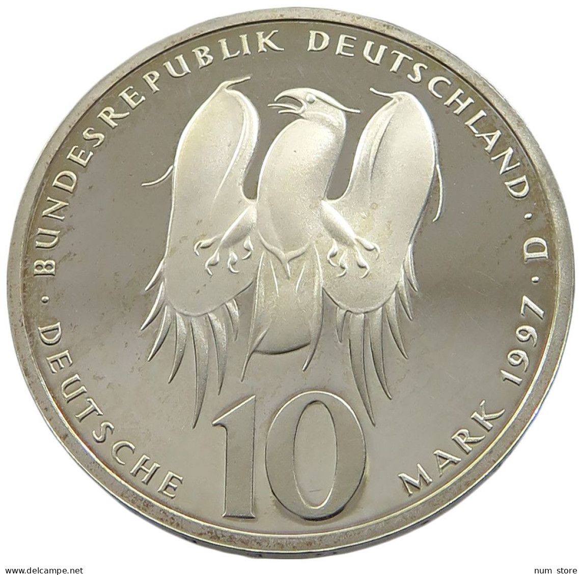 GERMANY BRD 10 MARK 1997 D PROOF #sm14 1017 - 10 Marcos