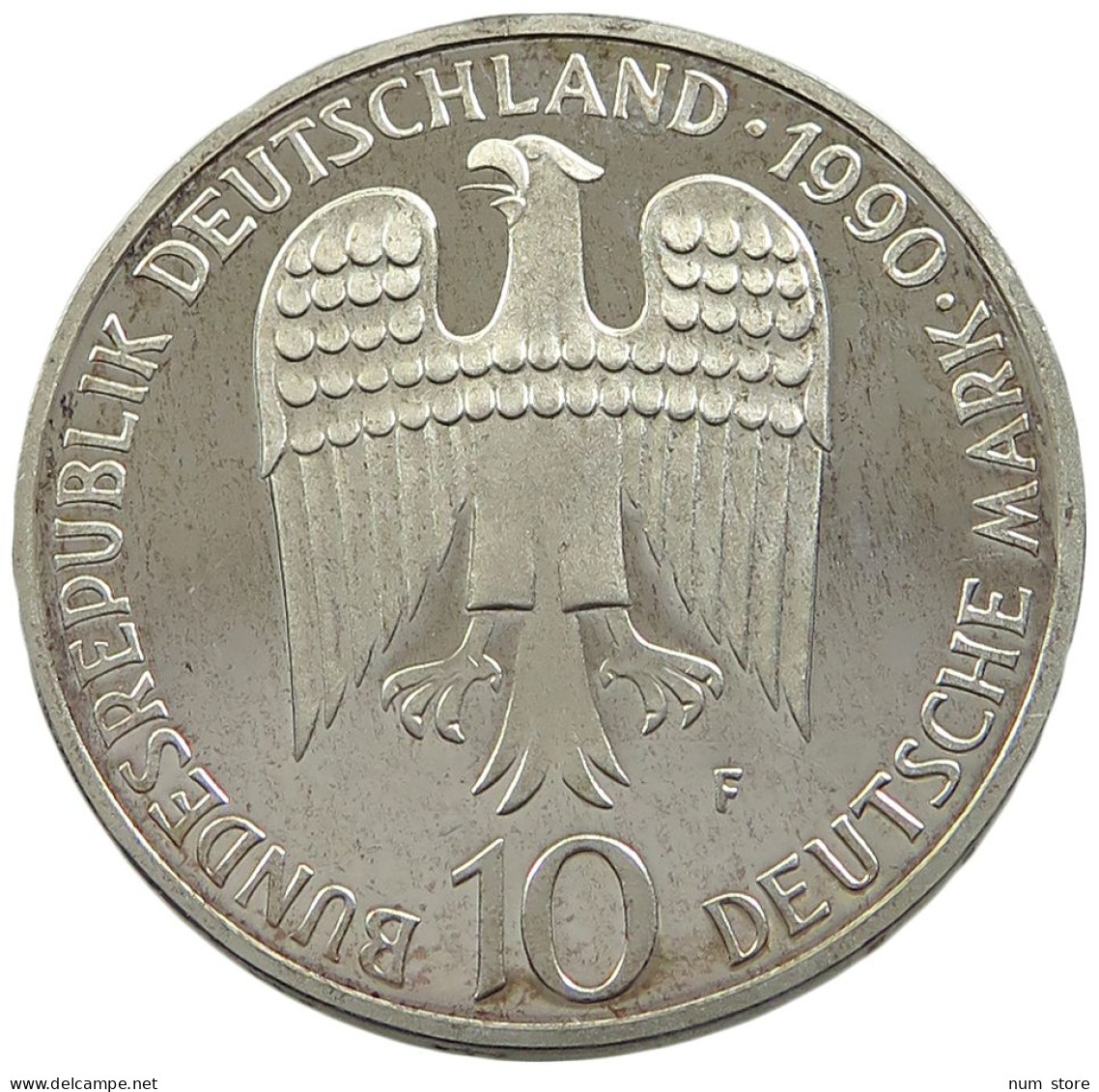 GERMANY BRD 10 MARK 1990 F PROOF #sm14 0965 - 10 Marchi