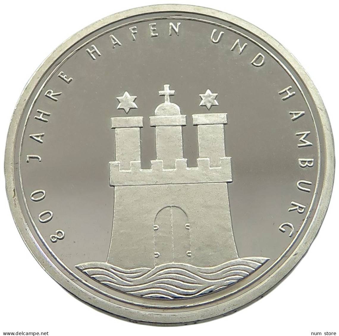 GERMANY BRD 10 MARK 1989 J PROOF #sm14 1025 - 10 Marchi