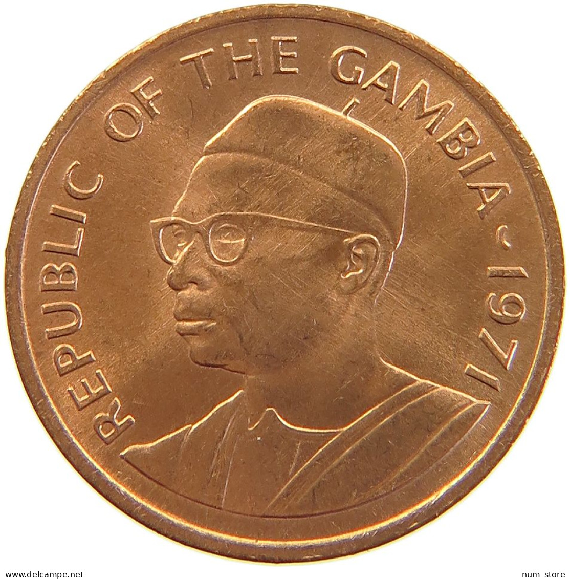 GAMBIA BUTUT 1971 #s105 0591 - Gambie