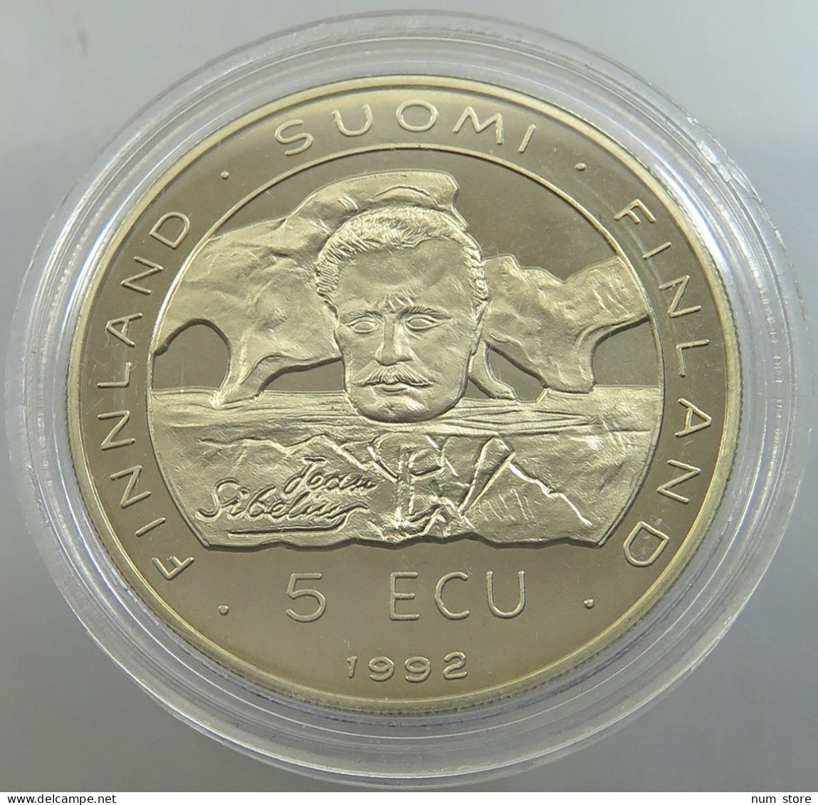 FINLAND 5 ECU 1992 UNC #sm14 0091 - Finland