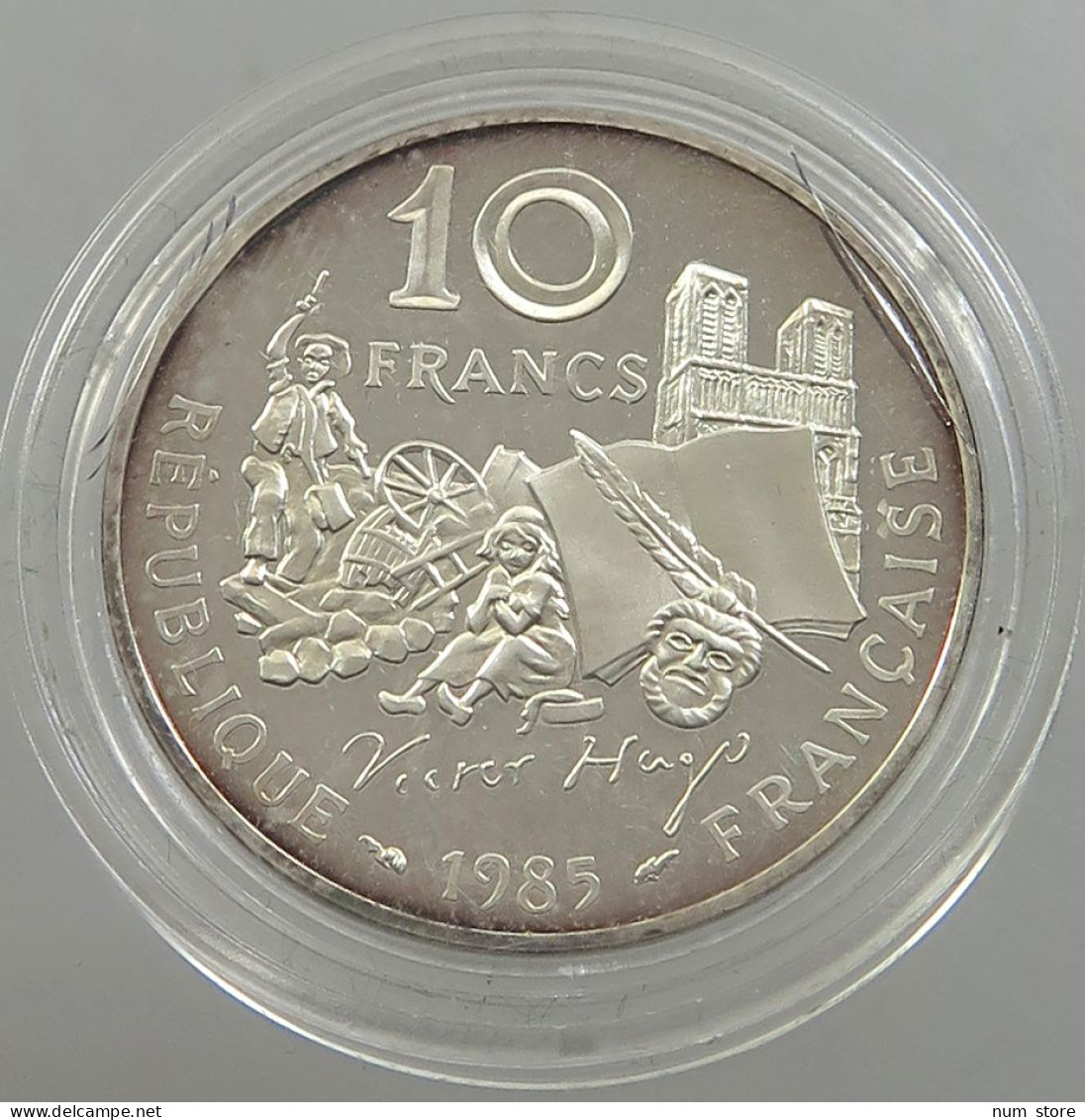 FRANCE 10 FRANCS 1985 PROOF #sm14 0195 - 10 Francs