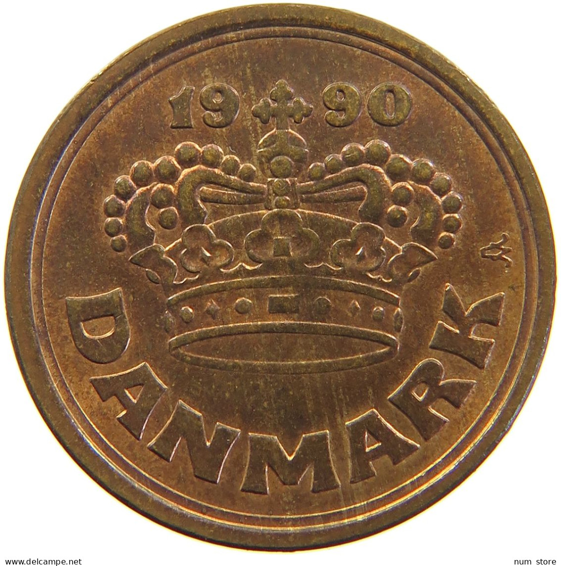 DENMARK 50 ÖRE 1990 #s105 0275 - Dänemark