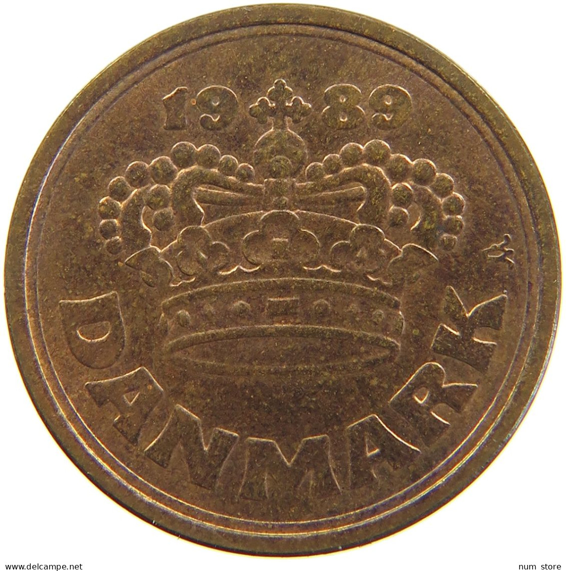 DENMARK 50 ÖRE 1989 #s105 0271 - Danemark