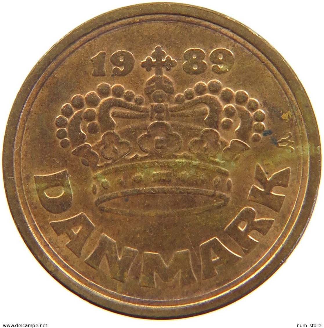 DENMARK 50 ÖRE 1989 #s105 0267 - Danemark