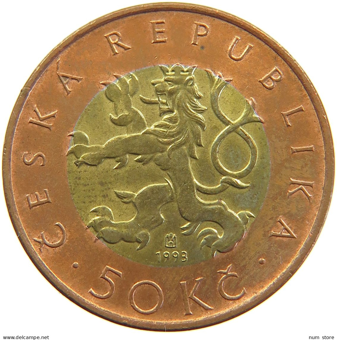 CZECH REPUBLIC 50 KORUN 1993 #s105 0139 - Tsjechië