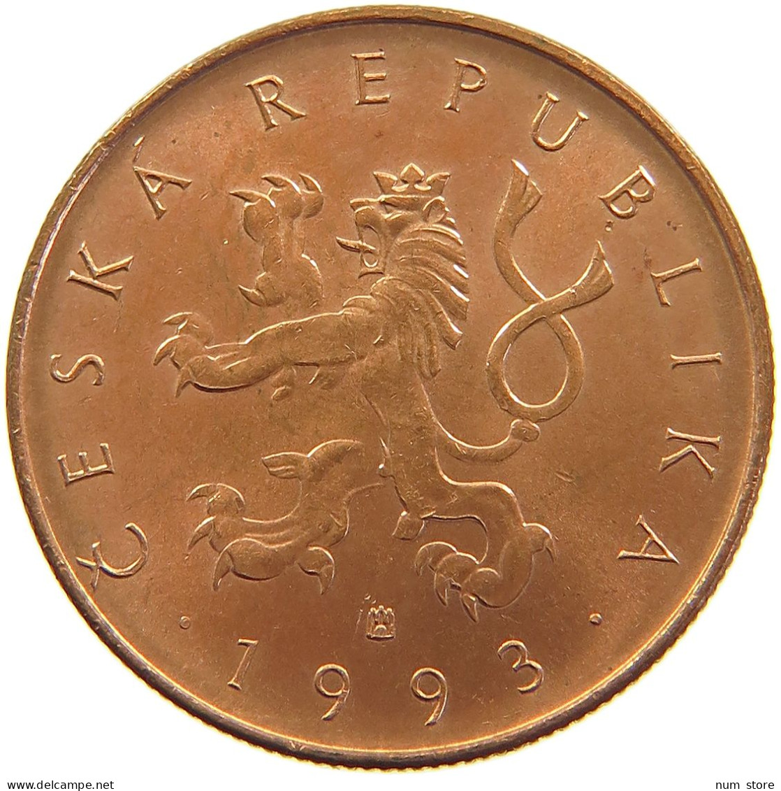 CZECH REPUBLIC 10 KORUNA 1993 #s105 0205 - Tsjechië