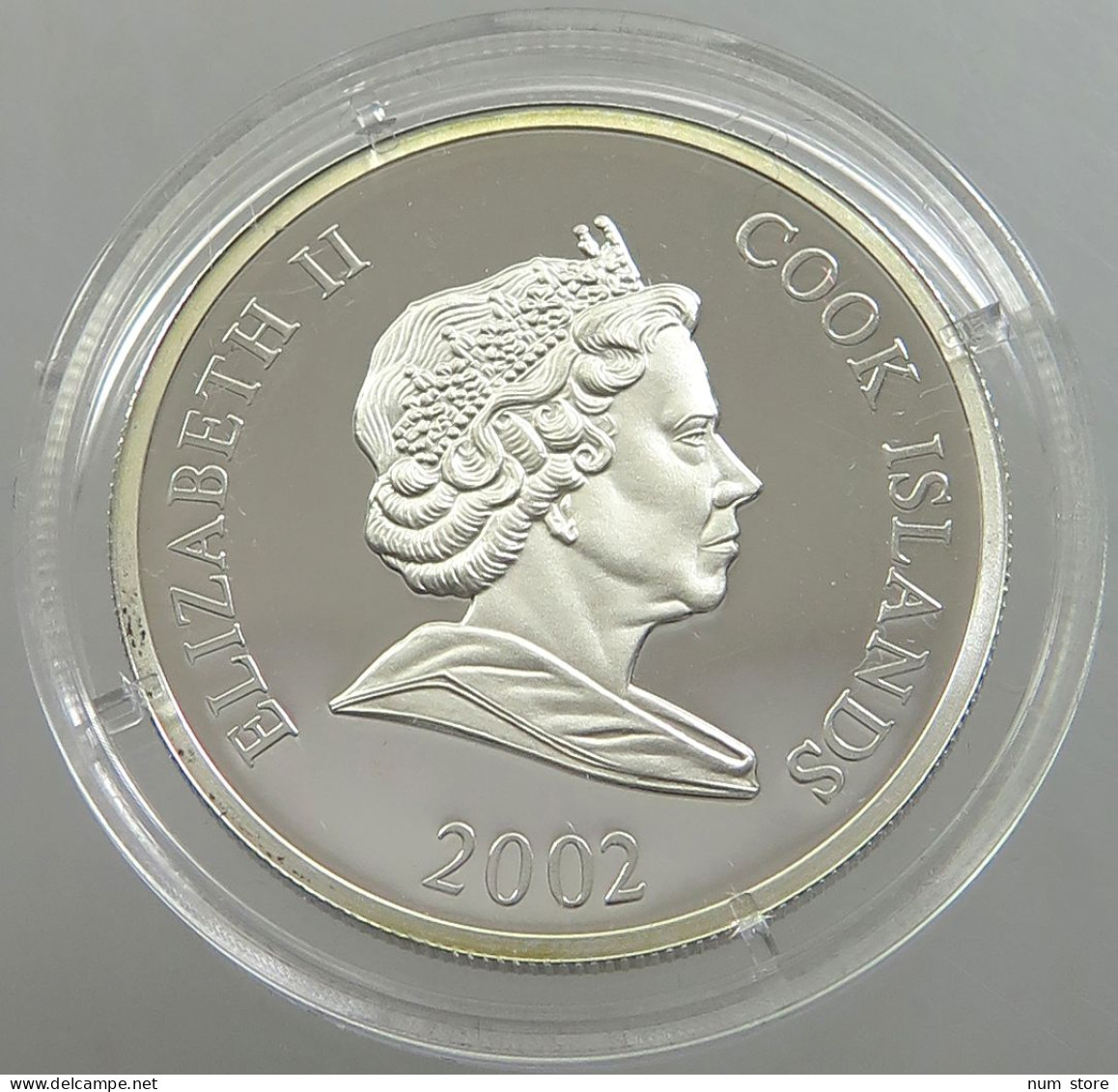 COOK ISLANDS 2 DOLLARS 2002 PROOF #sm14 0049 - Cookinseln