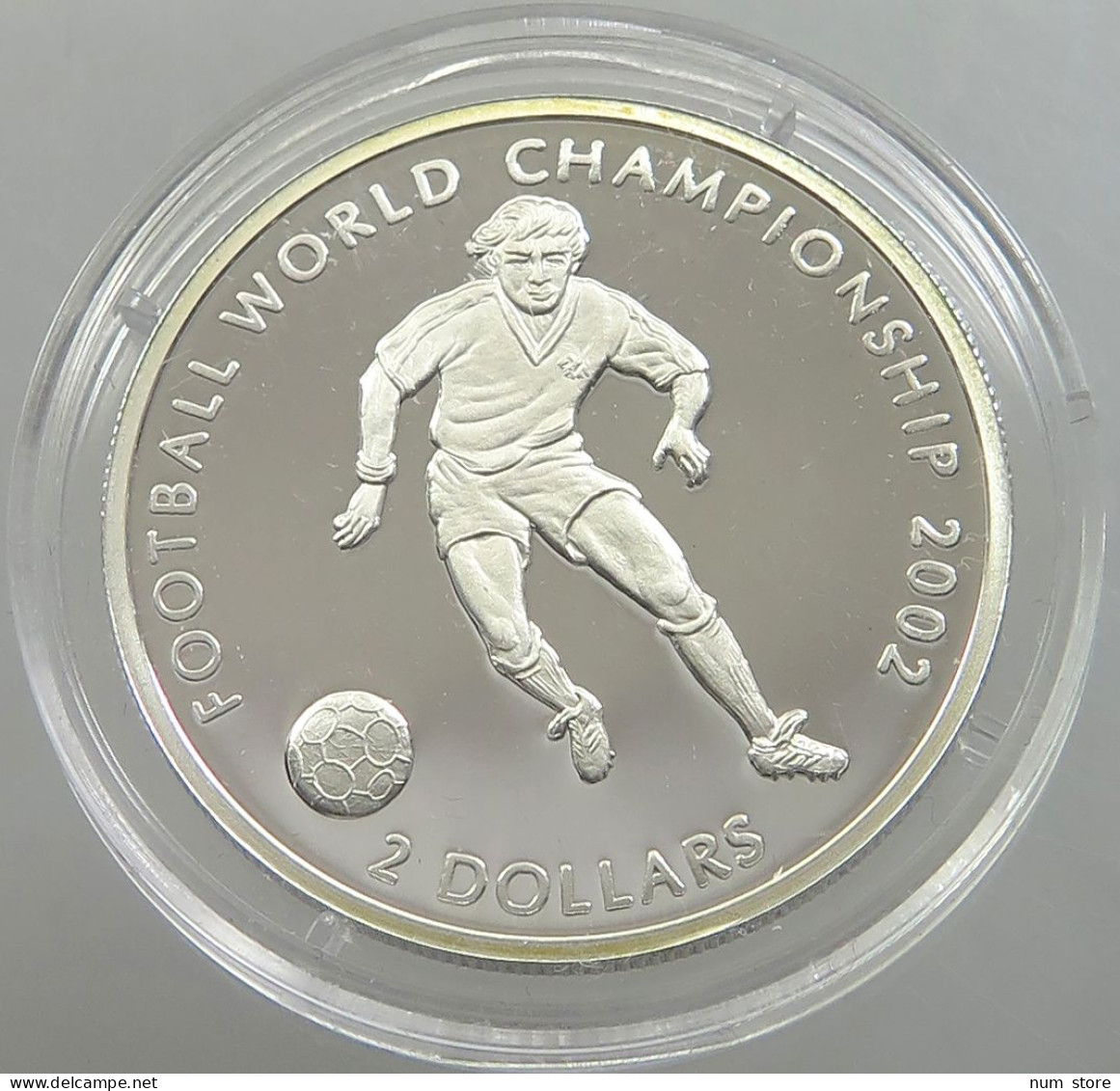 COOK ISLANDS 2 DOLLARS 2002 PROOF #sm14 0049 - Cook