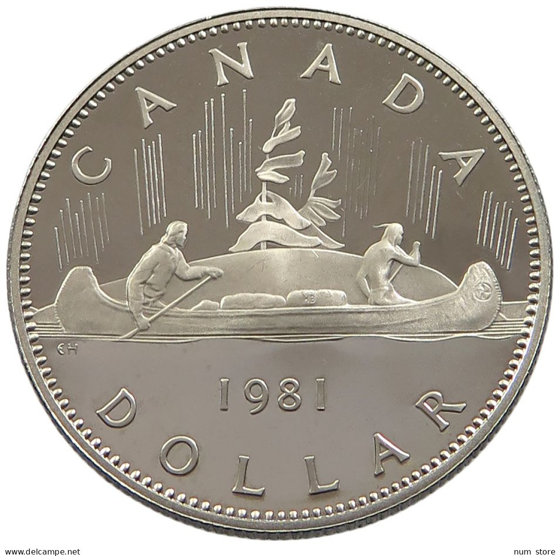 CANADA DOLLAR 1981 PROOF #sm14 0957 - Canada