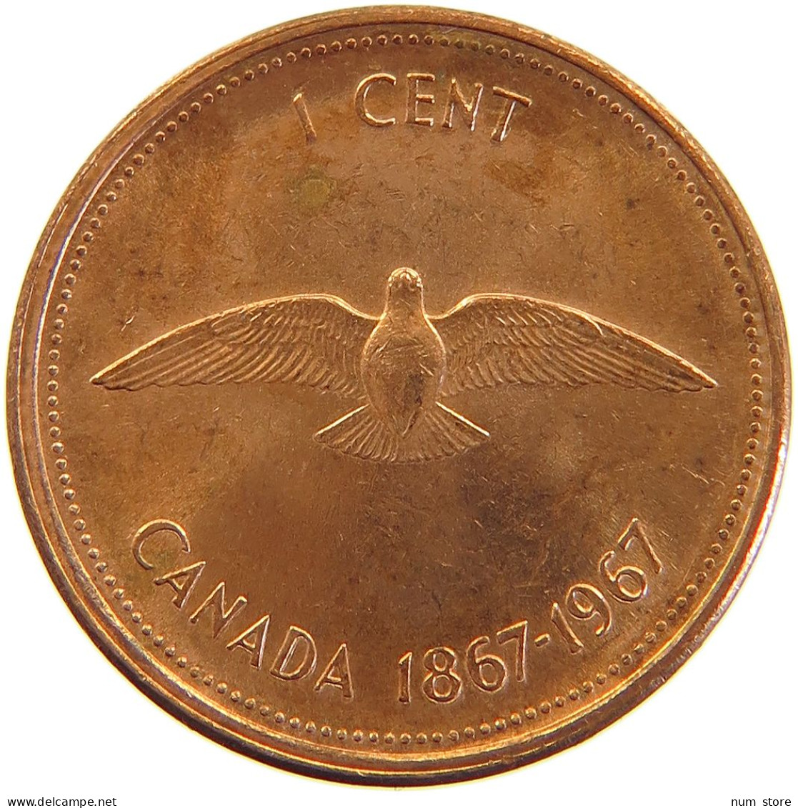 CANADA 1 CENT 1967 #s105 0359 - Canada