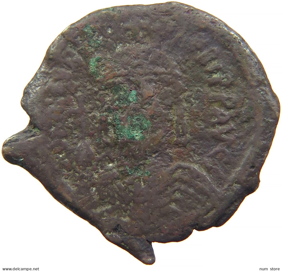 BYZANTINE EMPIRE FOLLIS Constantinople Year 11 #t033 0533 - Byzantinische Münzen