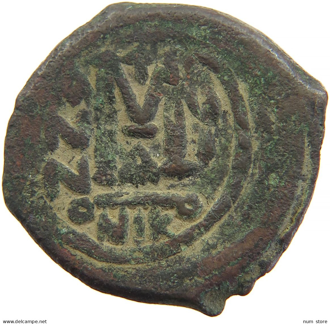 BYZANTINE EMPIRE FOLLIS ANNO NIK M #t033 0445 - Byzantinische Münzen