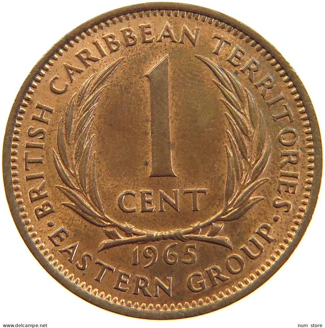 BRITISH CARIBBEAN TERRITORIES CENT 1965 #s105 0157 - British Virgin Islands