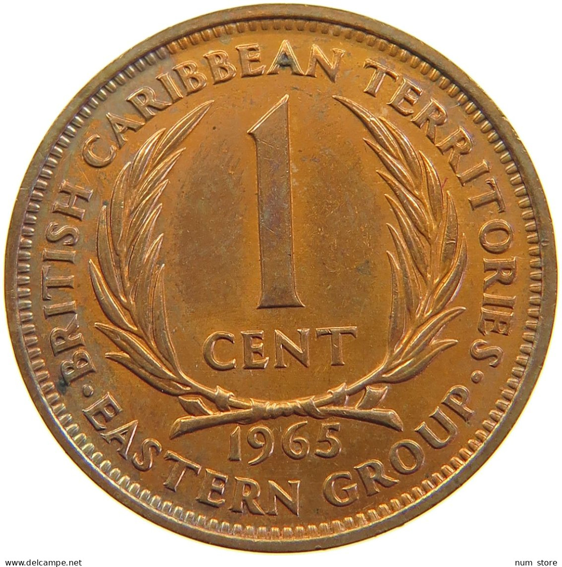 BRITISH CARIBBEAN TERRITORIES CENT 1965 #s105 0155 - British Virgin Islands