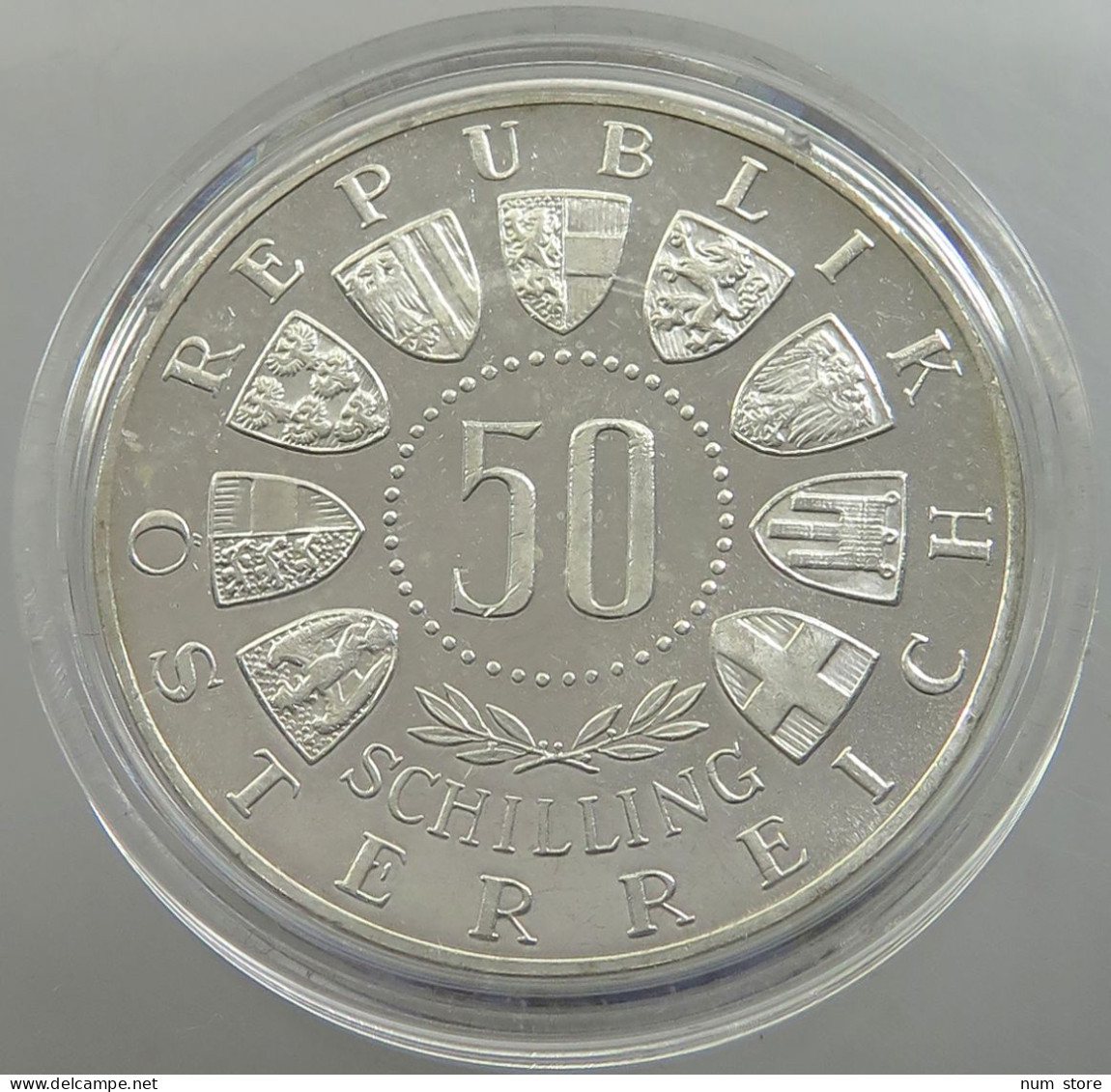 AUSTRIA 50 SCHILLING 1964 PROOF #sm14 0117 - Austria