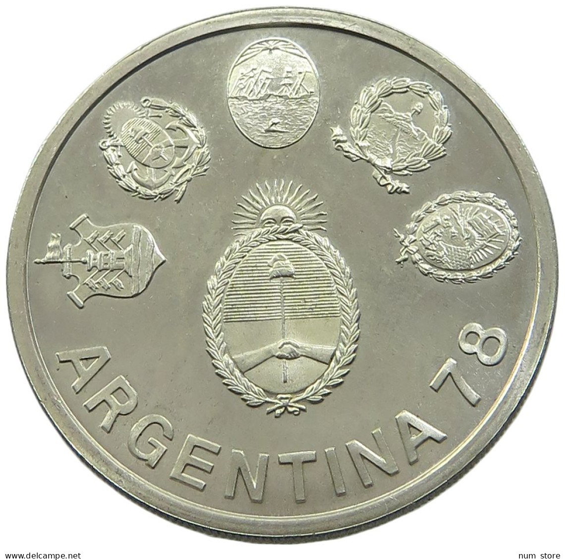 ARGENTINA 2000 PESOS 1978 PROOF #sm14 0953 - Argentine