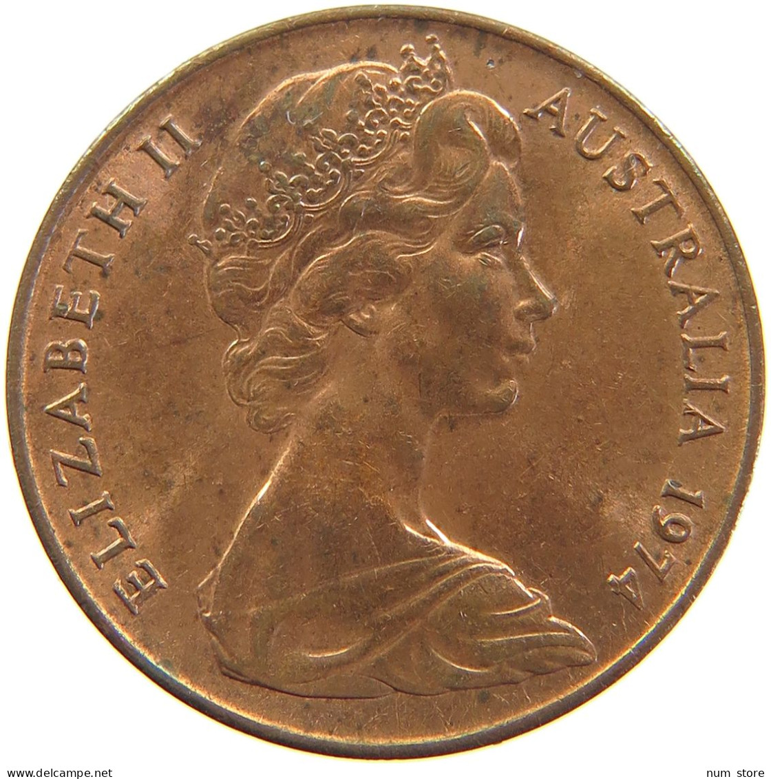 AUSTRALIA 2 CENTS 1974 #s105 0257 - 2 Cents