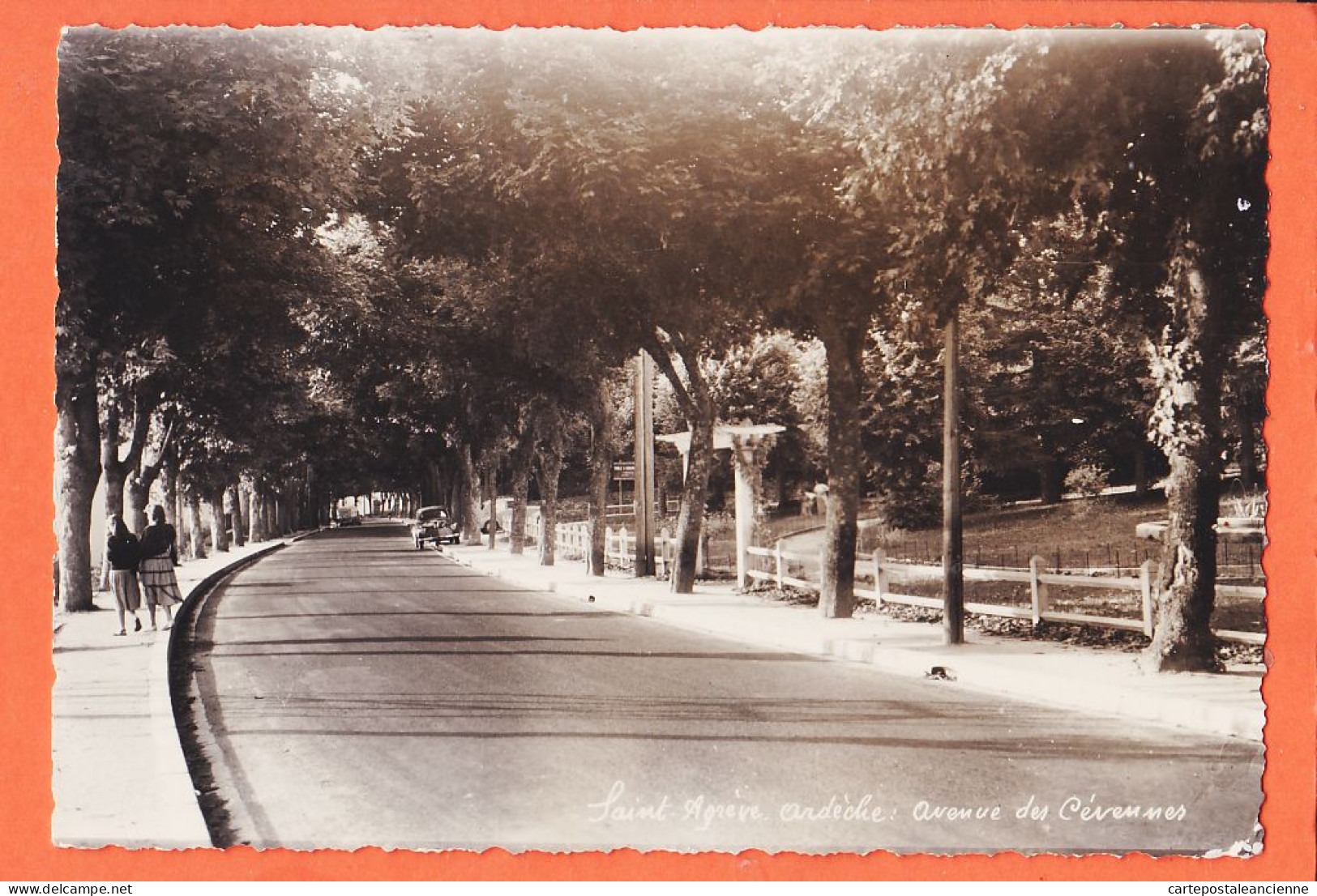 01826 / ⭐ SAINT-AGREVE St 07-Ardèche Avenue Des CEVENNES 1960 à ARNAUD Hotel Allées Bras Photo-Bromure CPSM G.F ROCHE - Saint Agrève