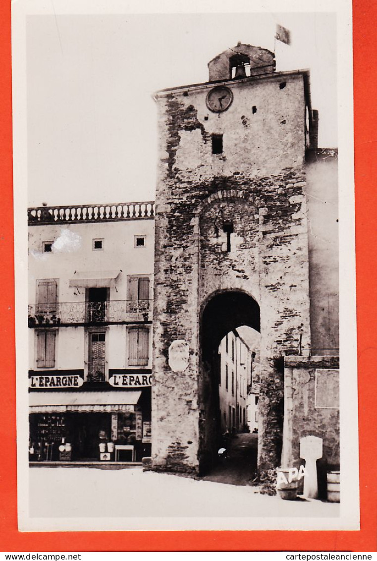 01925 / VABRE 81-Tarn Epicerie L' EPARGNE Et Horloge Place De La Mairie 1940s Photo-Bromure APA-POUX 14 - Vabre