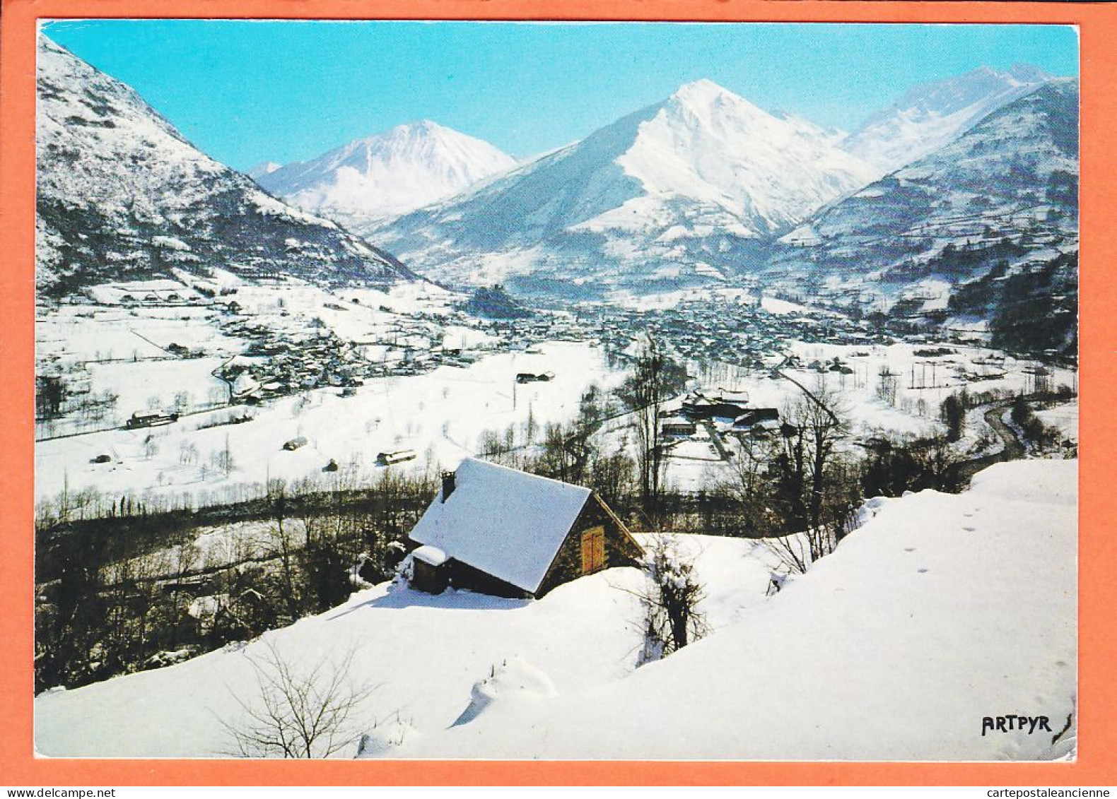 01728 / LUZ-SAINT-SAUVEUR St 65-Hautes Pyrénées Vue Generale Village C.C.A.S Pics MONTAIGUT AYRE Route Station ARDIDEN - Luz Saint Sauveur