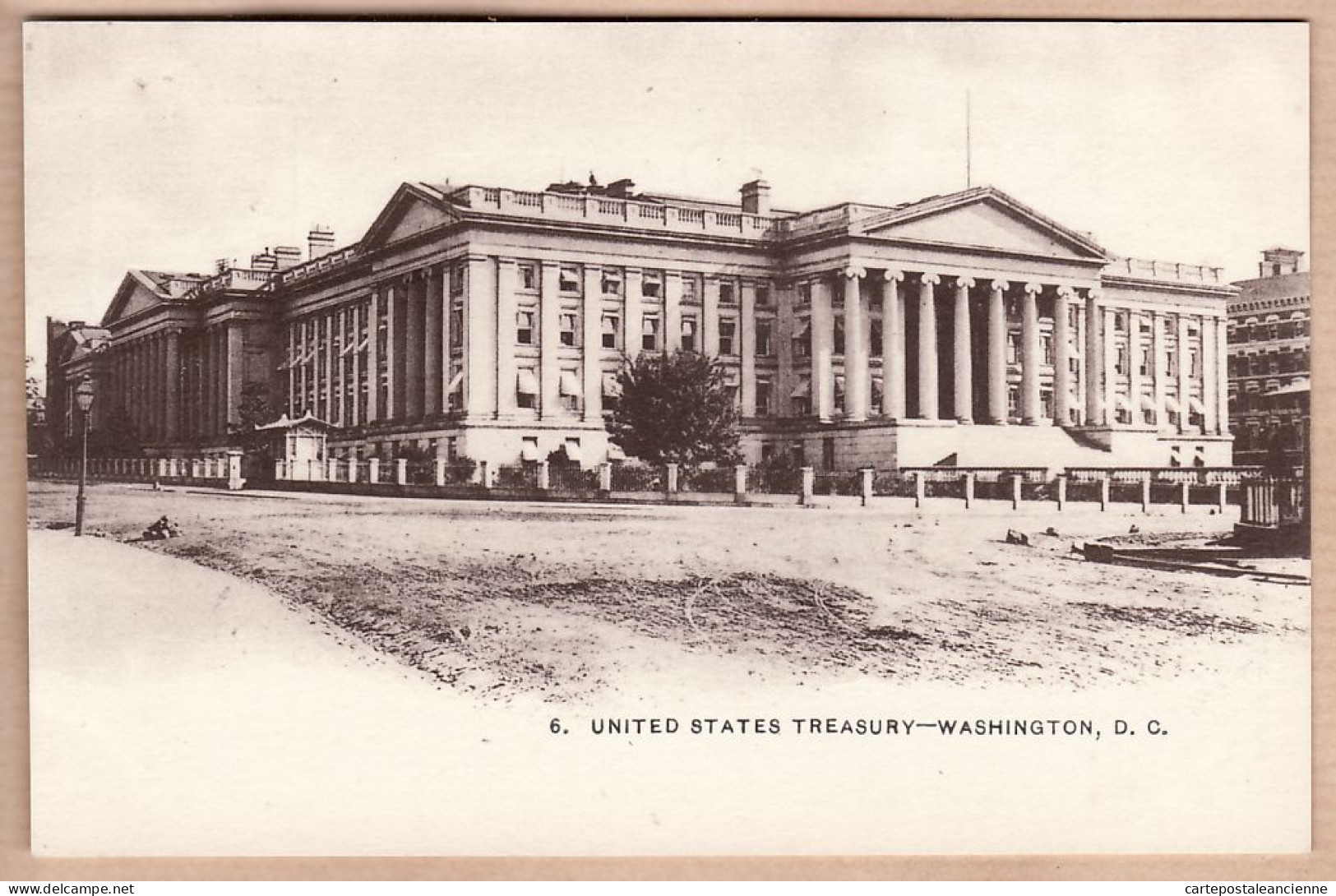 01664 / WASHINGTON D-C United States Treasury 1890s FOSTER- REYNOLDS N° 6 Authorized Act Congress May 19, 1898 - Washington DC