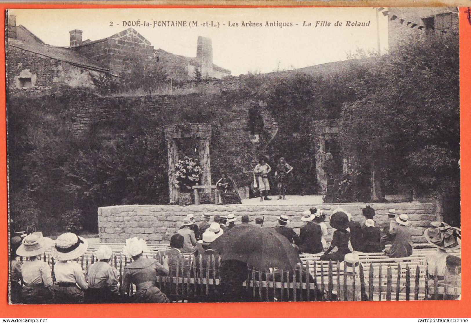 01646 / DOUE-LA-FONTAINE ANGERS 49-Maine Loire Arenes Antiques Fille De ROLAND 1910s Edition Libraire OGEARD 2 - Doue La Fontaine