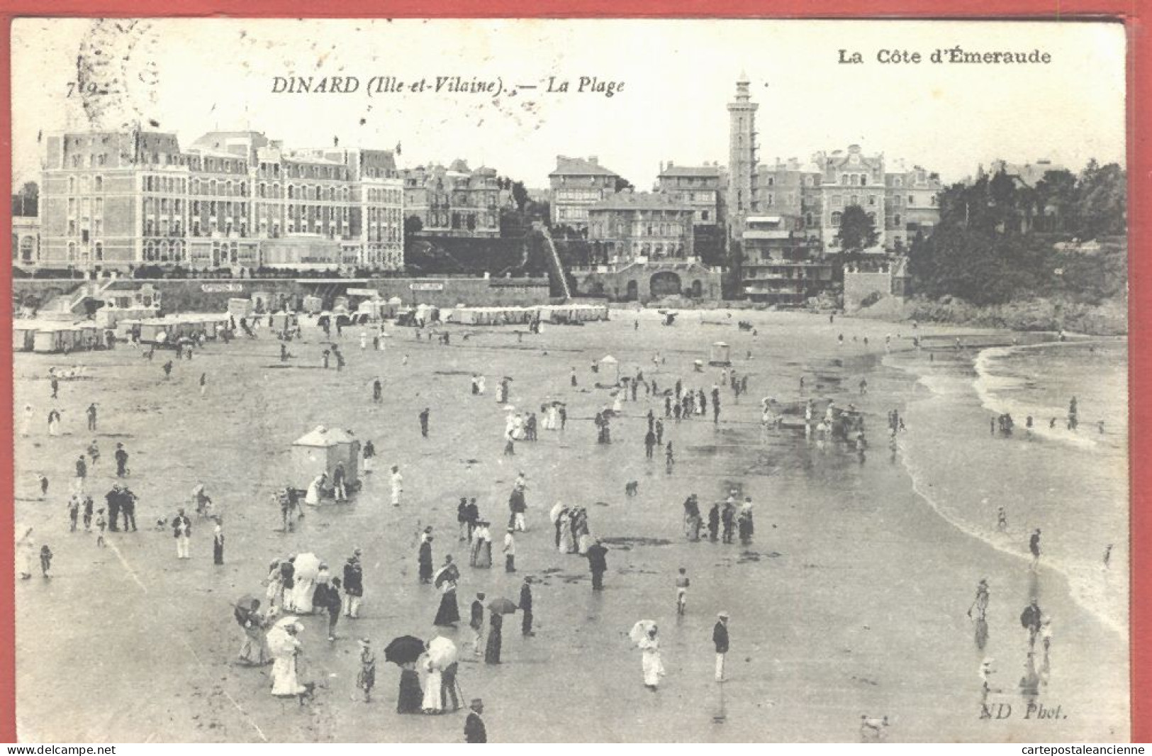 01536 / DINARD 35-Ille Et Vilaine Scène La Plage The Sands Côte Emeraude 1910s NEURDEIN 719 - Dinard