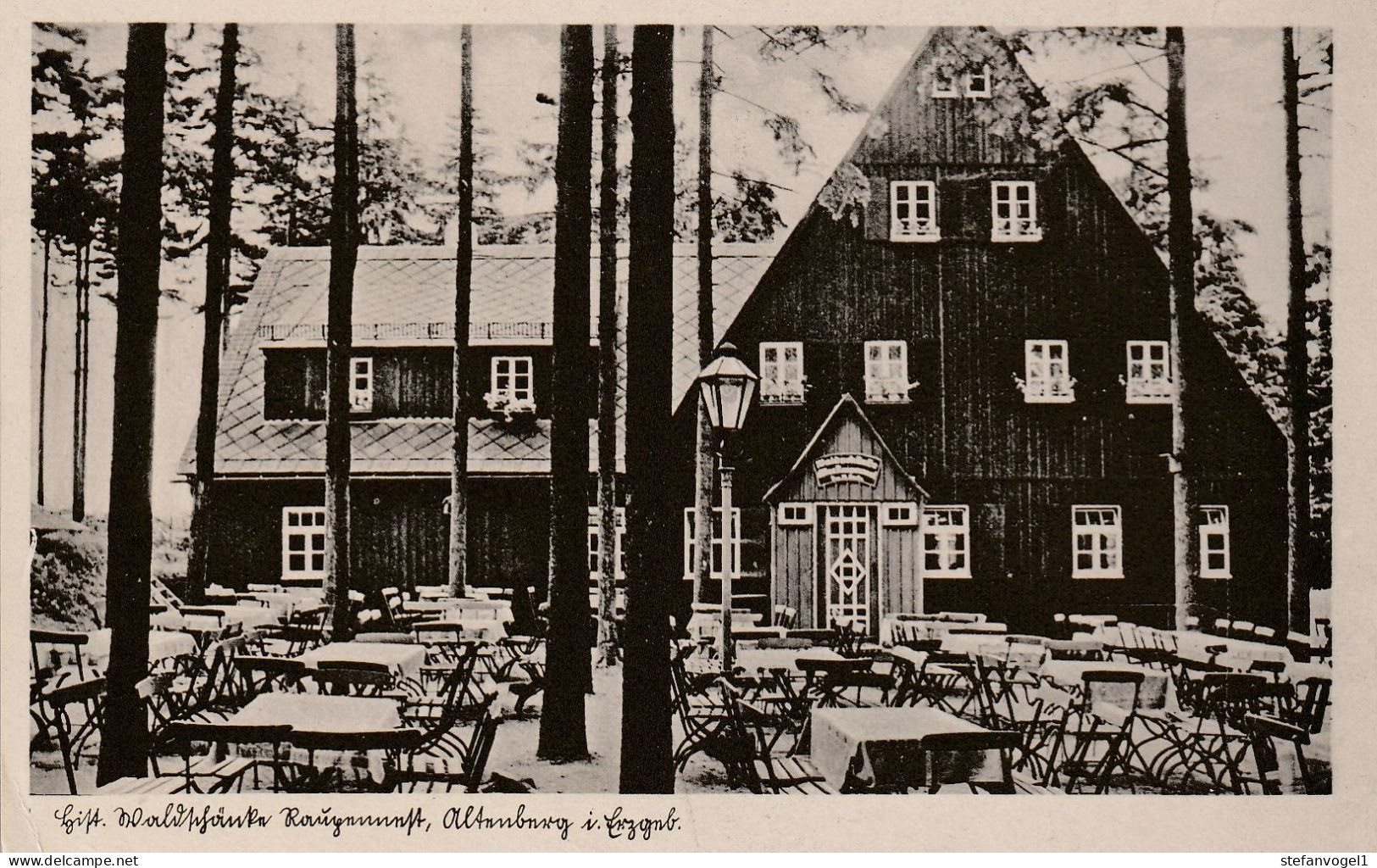 Altenberg Gesch. 30er Jahre   Hist.Waldschänke - Altenberg
